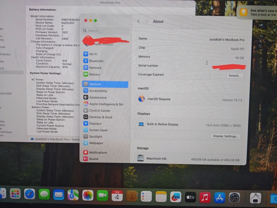 Macbook Pro M1 16/512GB