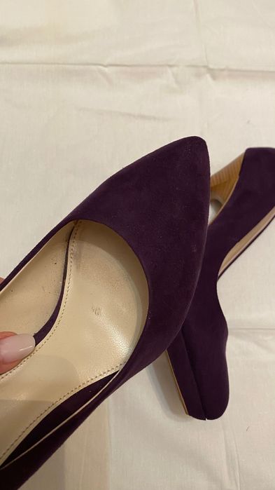 Pantofi Zara piele intoarsa 39