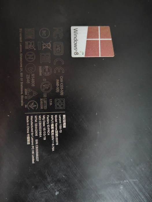Ноутбук Lenovo y50 2019
