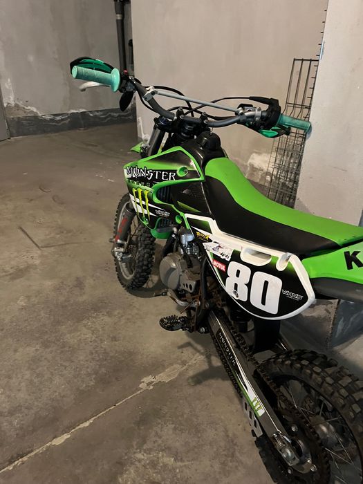 Motor Kawasaki 65cc 2 тактов  каска ONEAL облекло ONEAL