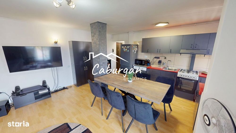 Ap cu 2 camere - 41 mp utili + balcon, mobilat si utilat, Piata Rahova