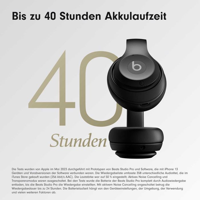 ПРОМО Нови 2г Гаранция Безжични Bluetooth Слушалки Beats Dre Studio Pro ANC, Черни/Сини