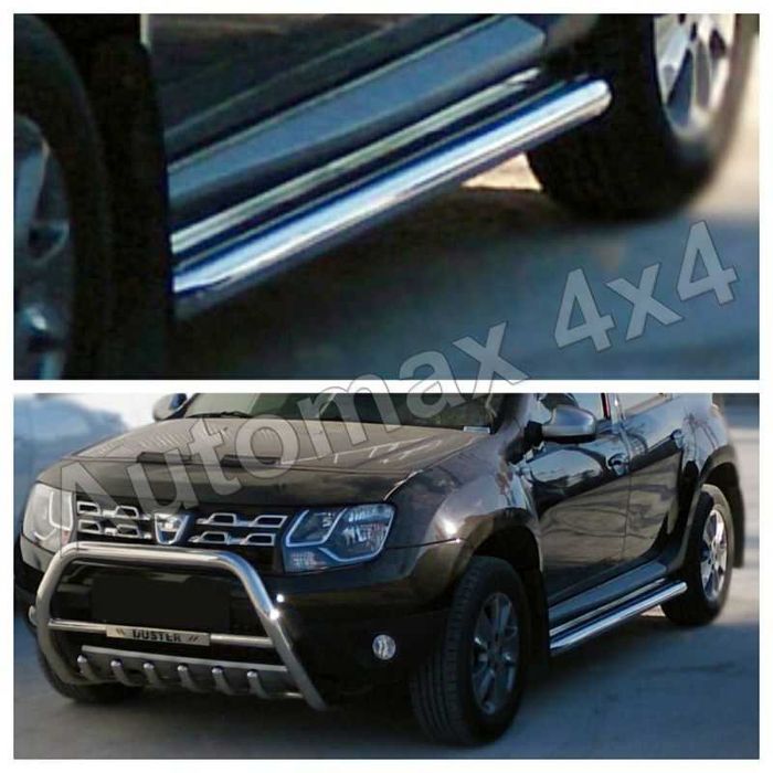 Praguri laterale inox "SOLID+" Dacia Duster