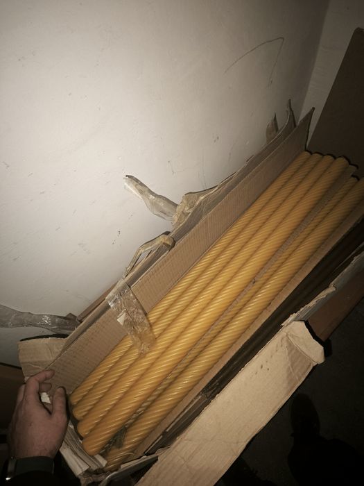 Lumanare din ceara  pentru botez / nunta