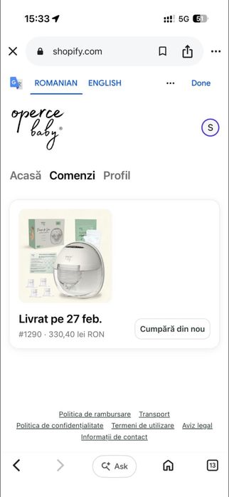 Pompe sân Opercebaby