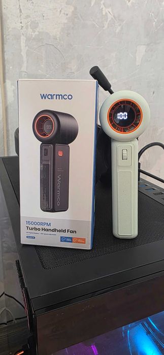 Чисто нов Warmco Turbo Handheld Fan