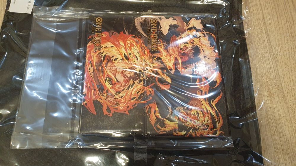 One piece Playmat Ace-Sabo-Luffy + Storage Box