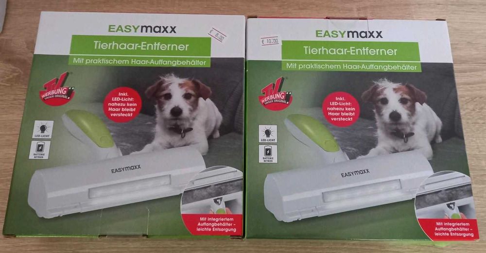 Валяк EASYmaxx за животински косми , с абсорбираща микрофибърна лента