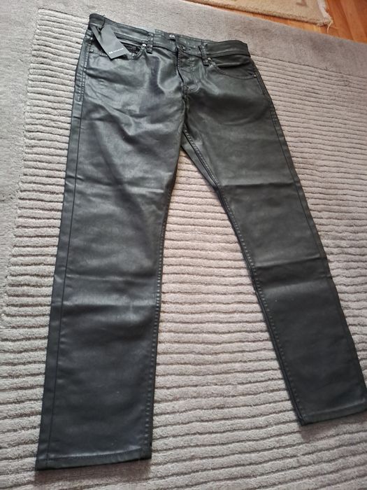 Blugi C&A Premium Ceruiti,efect piele,,model Rick Owens