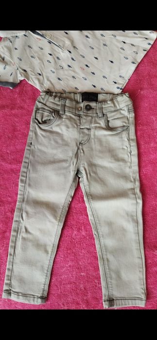 Детские вещи. Рубашка, джинсы