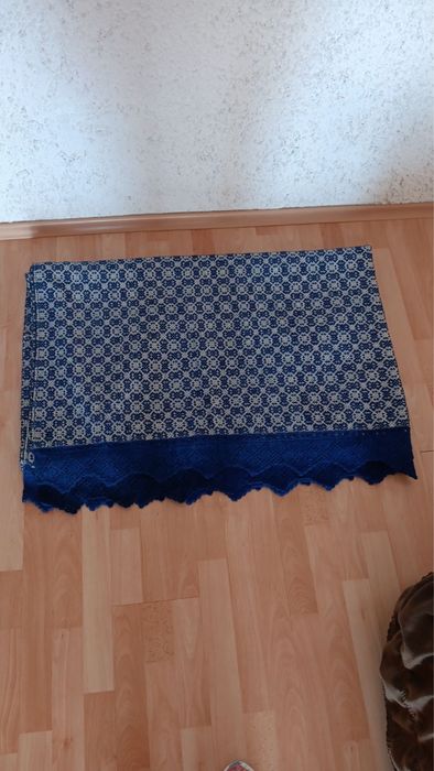 Ръчно тъкани  килим и покривало вълнени /автентични/