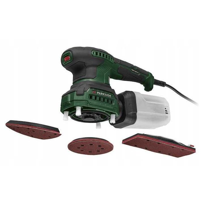 Parkside 3в1 Ексцентричен, Орбитален, Триъгълен Шлайф за шкурене