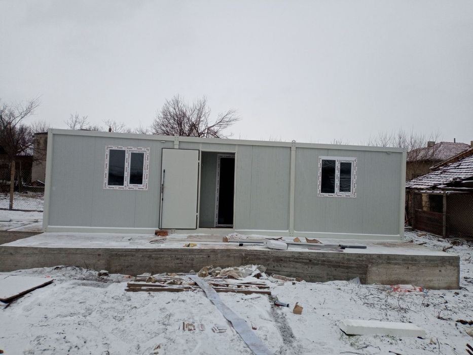 Жилищен контейнер 30кв.м Сглобяема къща Вила Бунгало 10х3м