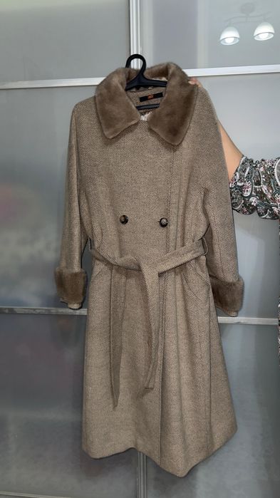 Женское пальто с норкой
