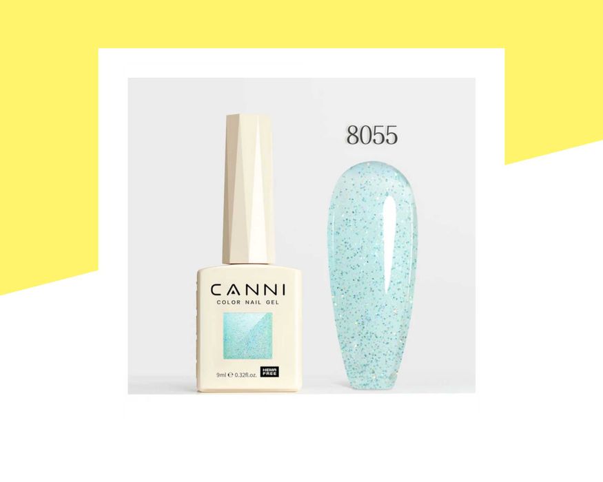 Професионален хипоалергенен гел лак серия „Fairy Glitter“ CANNI – 9 мл