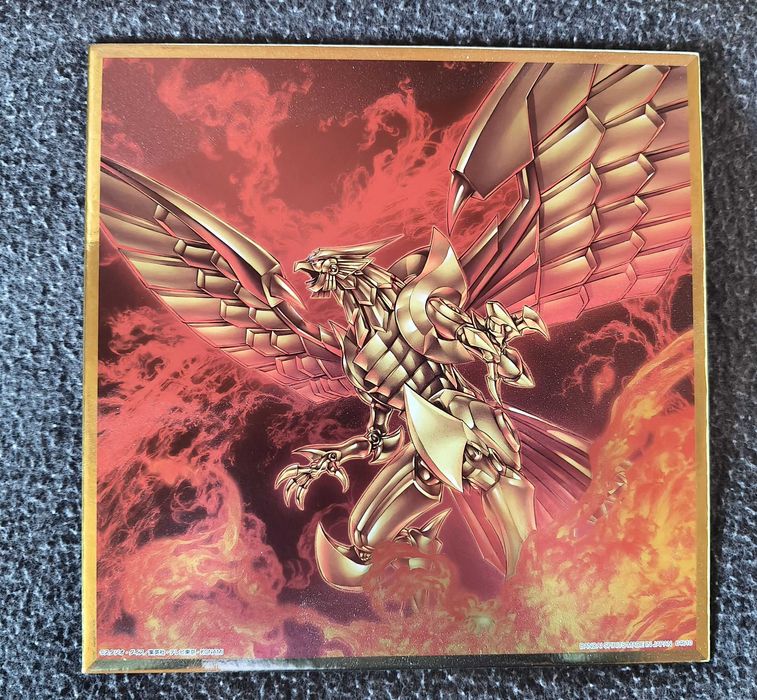 Moneda si Shikishi Yugioh Winged dragon of Ra+Cutie Carti de joc