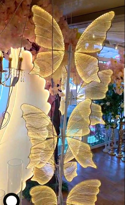 Led светеща пеперуда/ пеперуди