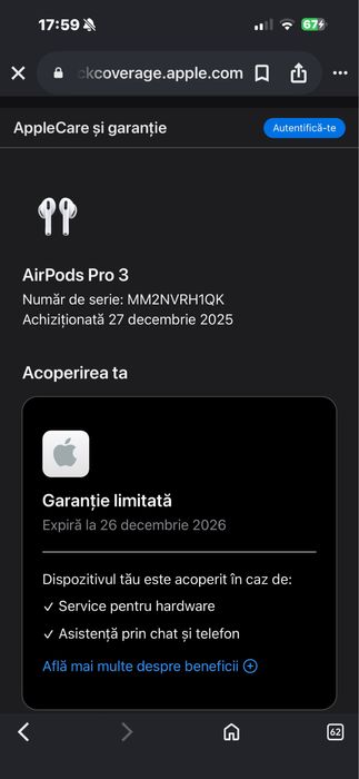 AirPods Pro 3 cu ANC functional!!