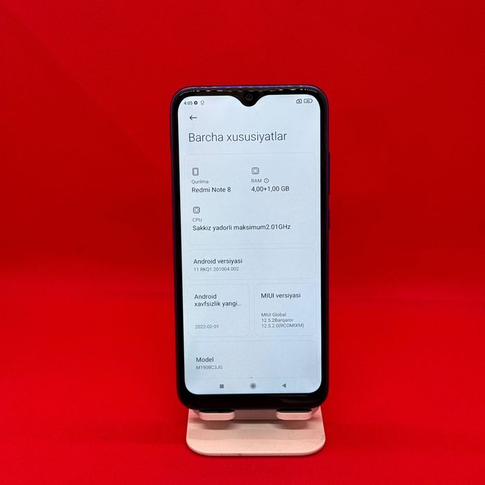 Redmi note 8 sotiladi dastavka bor