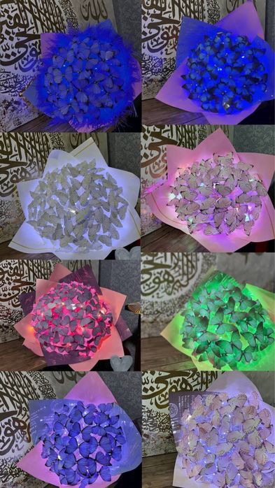 Букеты из бабочек на ваш вкус и выбор