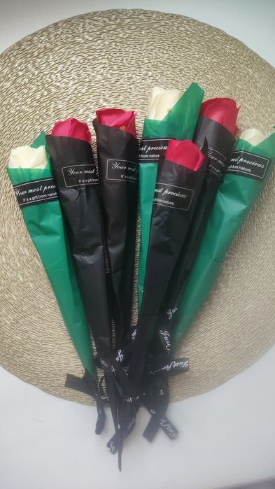 Цветы из мыла на 8 марта