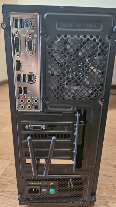 Игровой компьютер в сборе