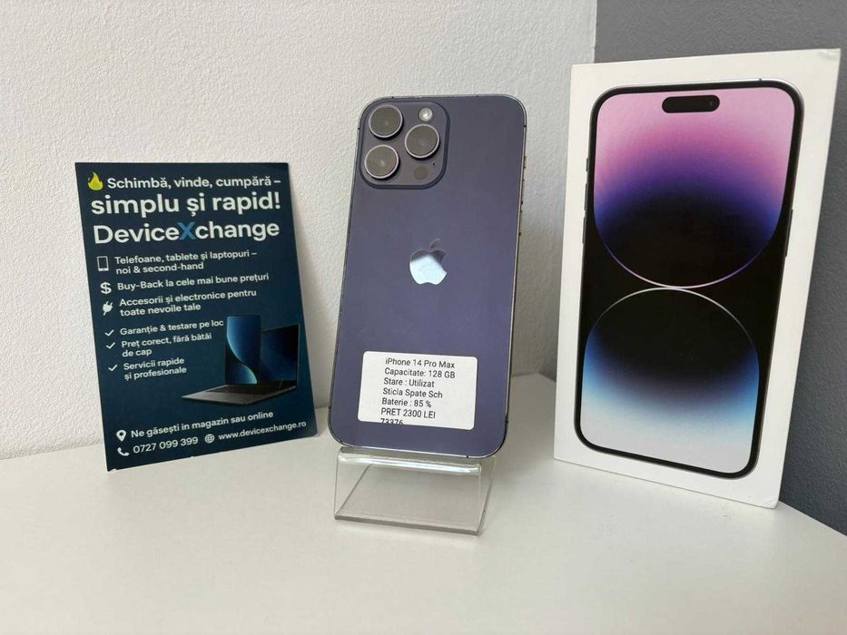 iPhone 14 Pro Max 128 85% Sh * Garantie *Buy Back * deviceXchange