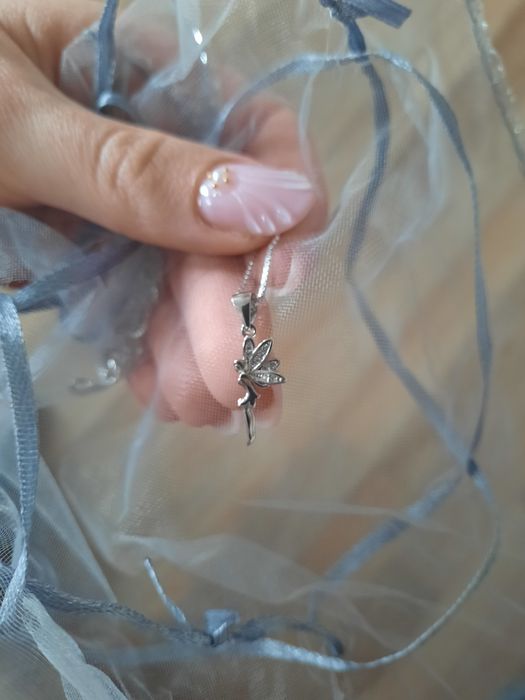 Сребърно колие silver fashion