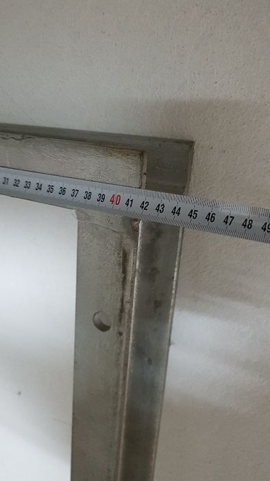 Масивна метална рамка, стойка (база), поцинкована