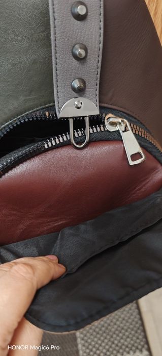 Rupsac de piele naturală nou