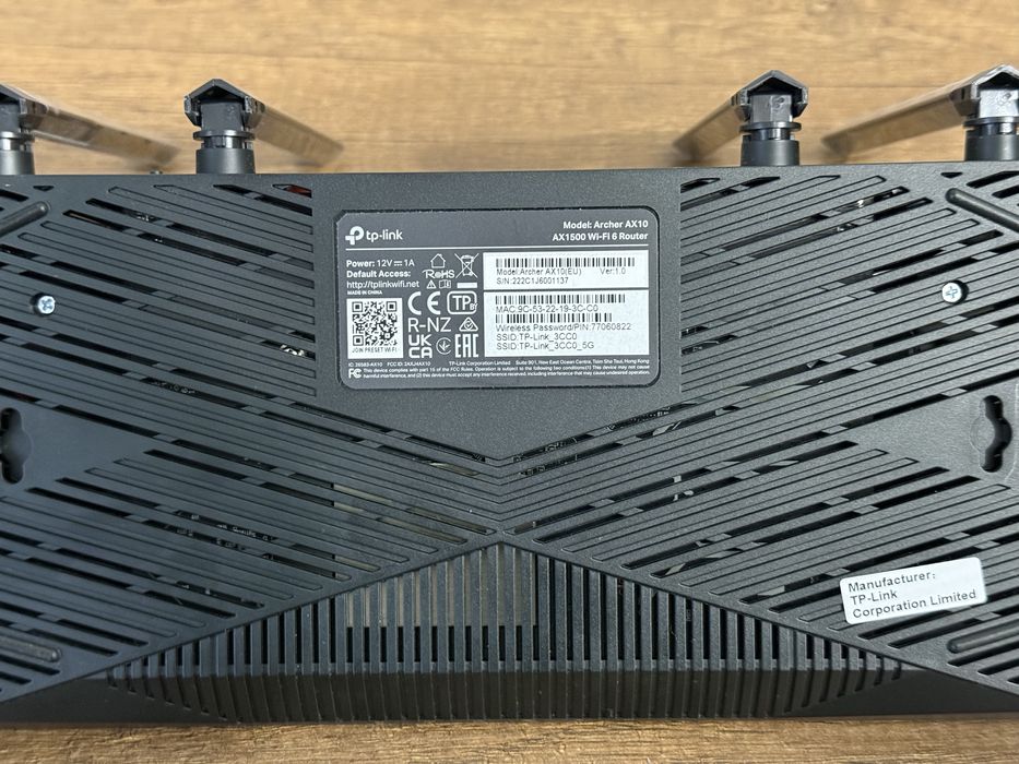 Роутер маршрутизатор Wi-Fi 6 TP-Link Archer AX10 AX1500