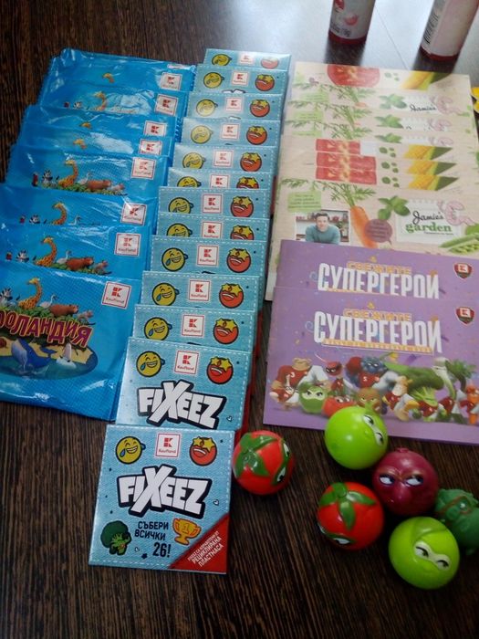 Супергерои, fixeez, пъзели и др. Кауфланд./Пикадили