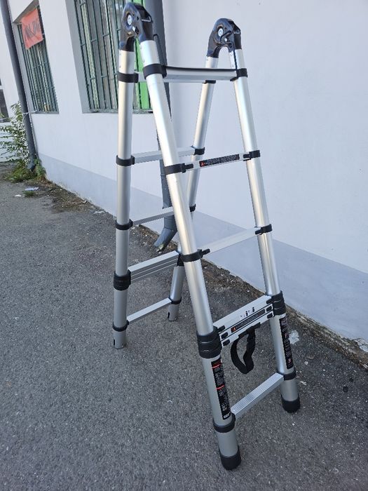Телескопична алуминиева стълба TOOLSA