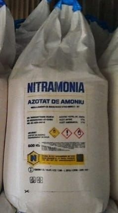 Azotat de amoniu 50kg, 600kg și 1000kg
