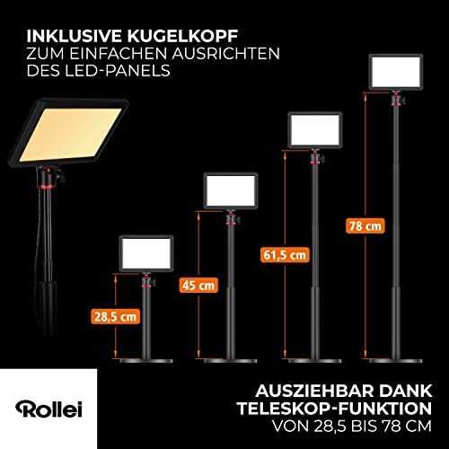 Видео лампа Rollei Lumis Key Light USB с триножник