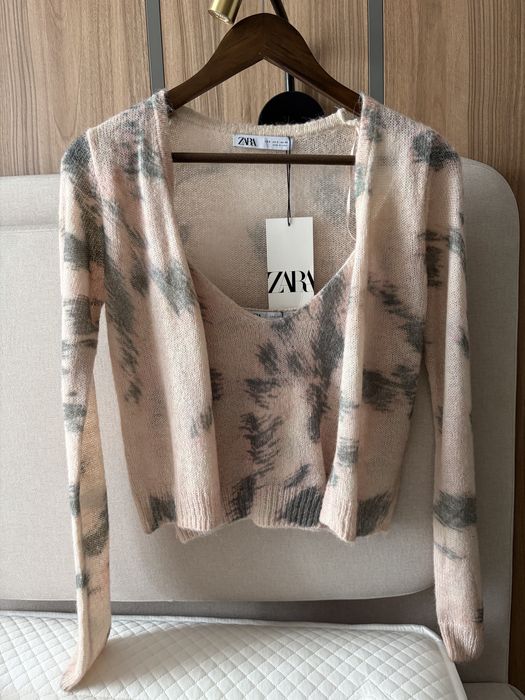 Set Zara: Cardigan si top