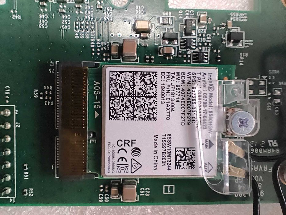 Dell PCI-E Wireless 0FR13Y, AC 9560, 2 x antenna