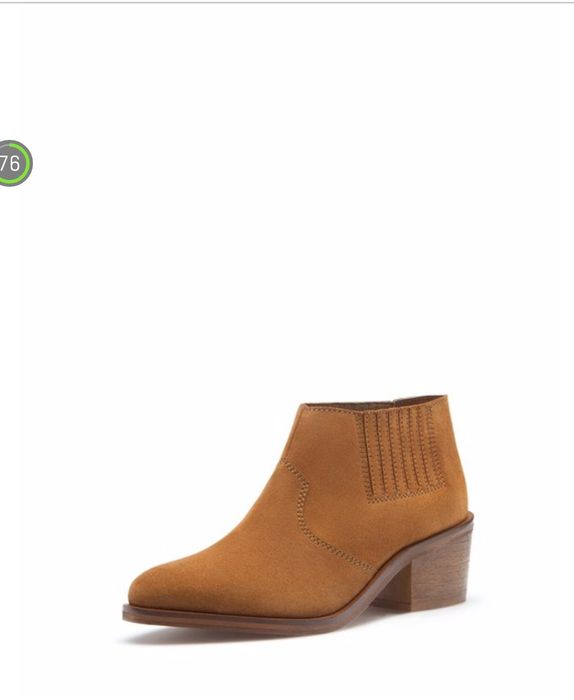 Botine din piele întoarsă Stradivarius