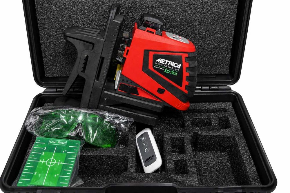 Nivela laser Metrica 3D Green Junior cu telecomanda