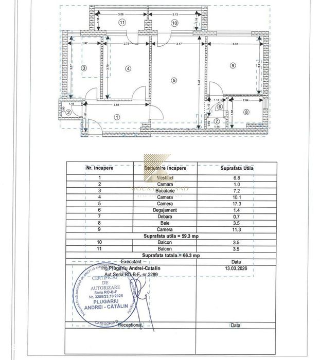 Apartament 3 camere, Renovat, lift, 2 balcoane, b-dul Victoriei