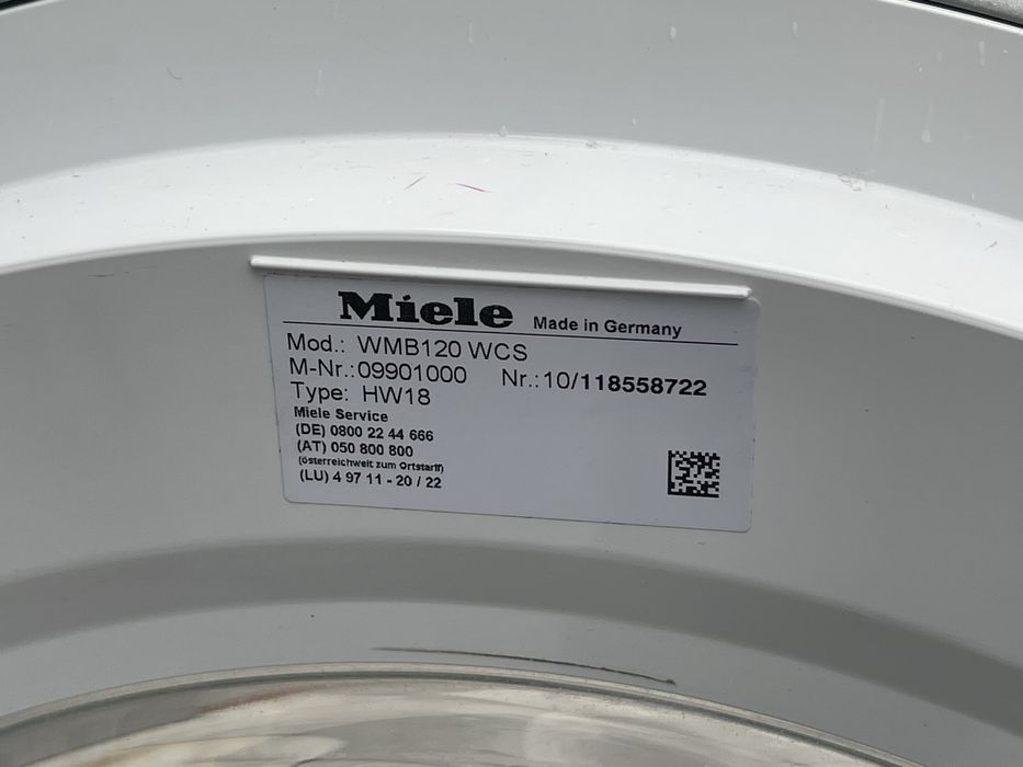 Пералня Miele W 1 - WMB120 WCS
