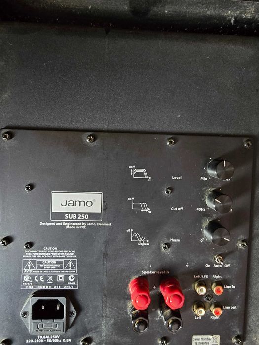 JAMO SUB 250 субуфер + тонколони JAMO STUDIO 180
