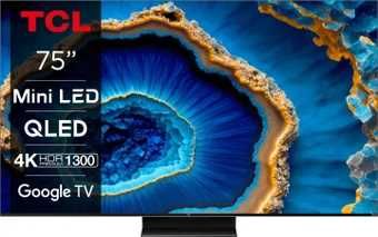 Телевизоры TCL 75 Google tv 4k Бесплатная доставка установка имеется