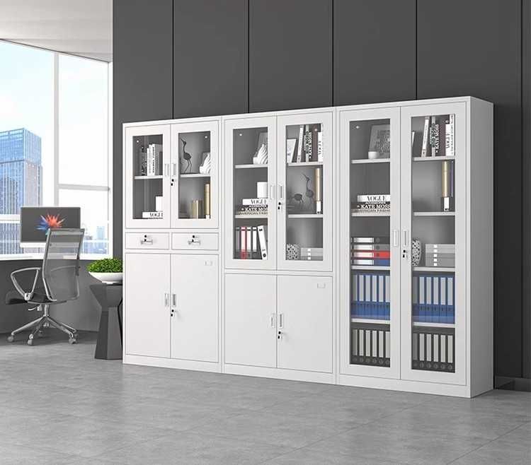 Офисный шкаф металлический с полками / Polkali temir shkafi optom narx