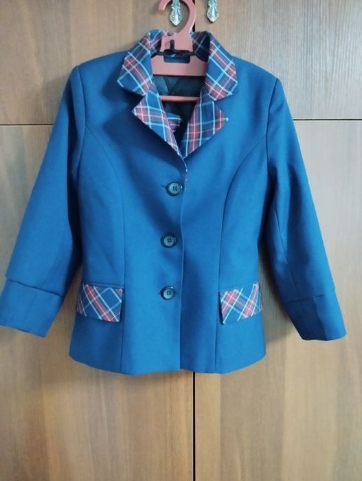 Школьный костюм 3 в 1 для девочки 6-7 лет