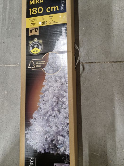 Brad Artificial 180cm Auriu plus instalație inclusă
