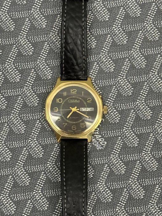 СССР винтажный соат, Слава, механический автоподзавод