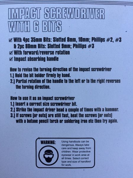 Set Surubelnita impact 6 bits / biti