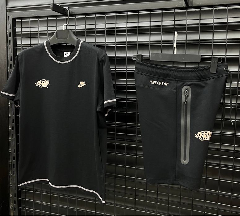 Compleu Nike Tech Syna,Black,Blue,White