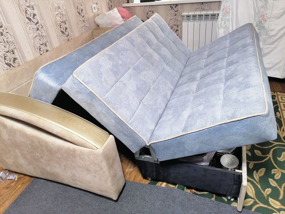 Двухспальная кровать трансформер 2в1